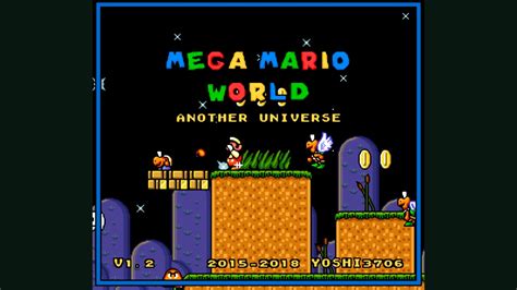 Mega Mario World Another Universe Super Mario World Hack Live