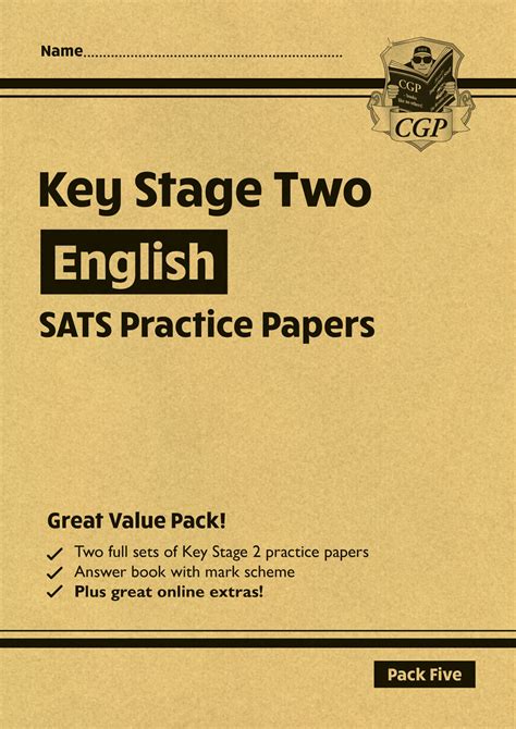 Ks2 English Sats Practice Papers Pack 5 For The 2024 Tests With