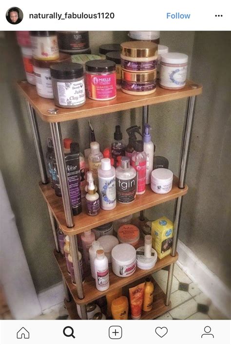 Love This Storage Idea For Hair Products Hair Product Storage Hair Product Organization Hair