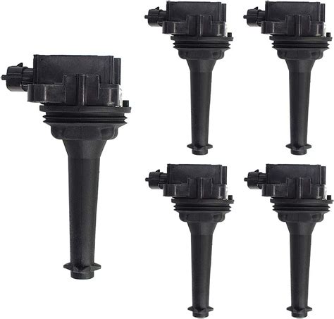 Amazon Ignition Coils Plug Pack Of 5 Spark Plugs Set For Volvo C70