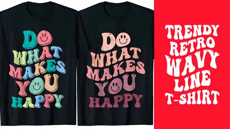 Create Retro Wavy T Shirt Design In Illustrator Groovy Font Free