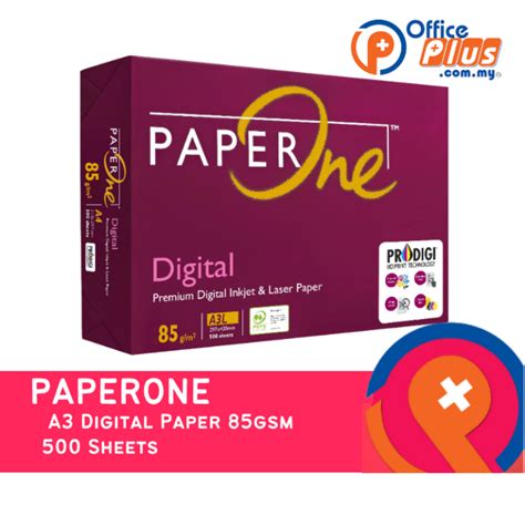 Paperone A3 Digital Paper 85gsm 500 Sheets Lazada