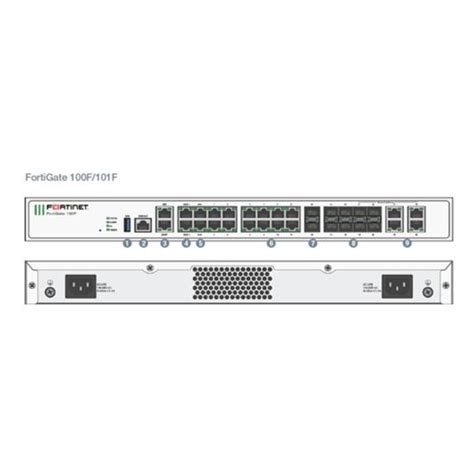 Fortinet Fortigate 100f Network Security Firewall Tech Nuggets