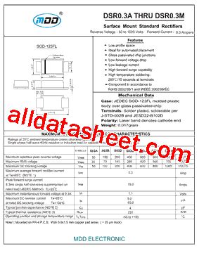 S B Datasheet Pdf Microdiode Electronics Jiangsu Co Ltd