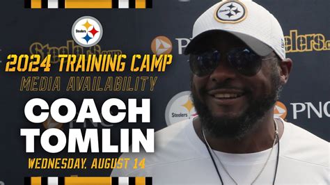 Coach Mike Tomlin Training Camp Media Availability August 14