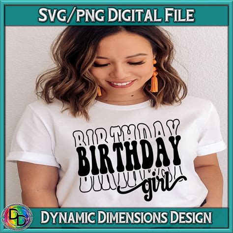 Birthday Girl Svg Png Pdf Birthday Princess Svg Birthday Svg Happy By Dynamic Dimensions