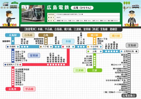 広島電鉄 全国鉄道路線図com