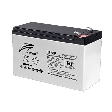 Ritar Rt1290 12v 9ah Agm Maintenance Free Rechargeable Sealed Lead Acid Sla Vrla Battery