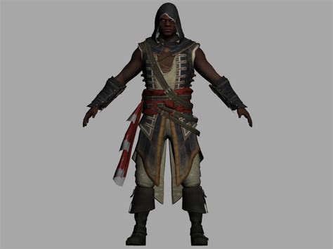 Adewale [AC4 Freedom Cry Model] by julio14403 on DeviantArt