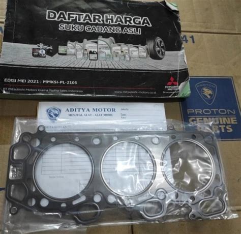 Jual Paking Packing Cylinder Head Kop Deksel Galant Hiu V Plat Baja