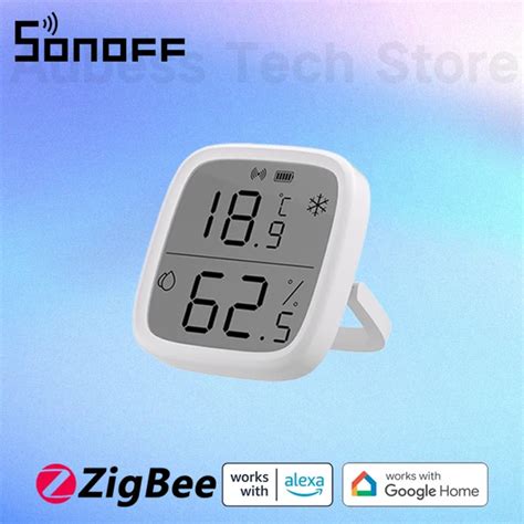 Sonoff Snzb D Zigbee Smart Temperatur Feuchtigkeit Sensor Mit Lcd