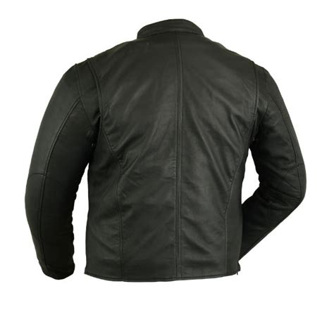 MOTORCYCLE MEN S LIGHTWEIGHT DRUM DYED NAKED LAMBSKIN JACKET Austin Leather