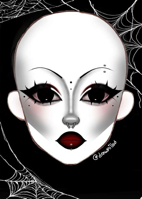 easy goth makeup 12