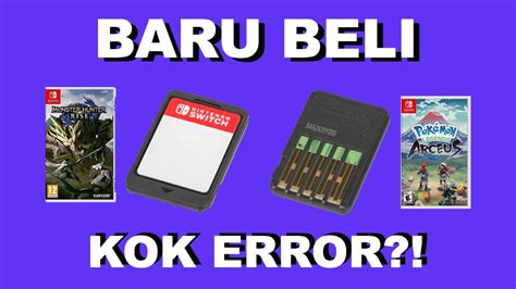 Mengatasi Masalah The Game Card Could Not Be Read Pada Nintendo