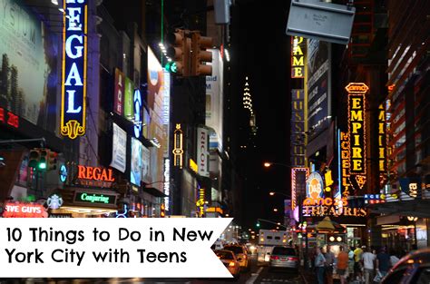 10 Things To Do In New York City With Teens