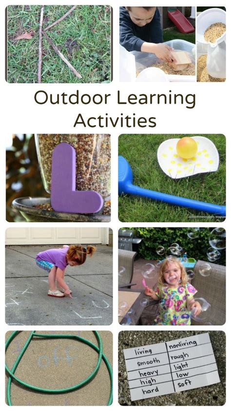 Outdoor Learning Activities For Kids Outdoor Learning Activities