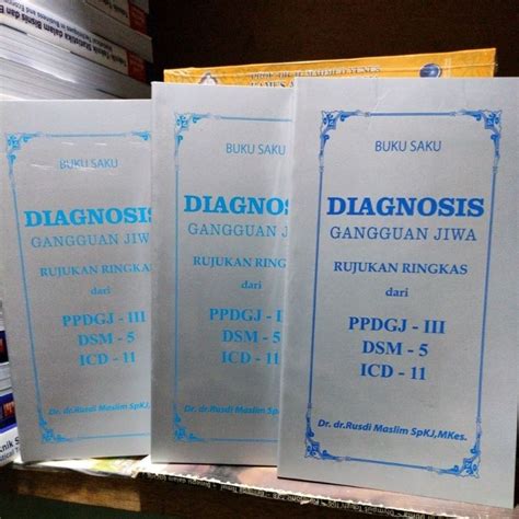 Jual Buku Saku Diagnosis Gangguan Jiwa Dsm Ppdgj Shopee Indonesia