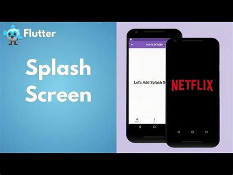 How To Add Splash Screen In Flutter Android Studio Widget Of The Week