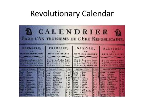 New Calendar French Revolution Jonis Mahalia