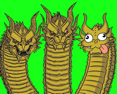 Three Headed Dragon Meme Template