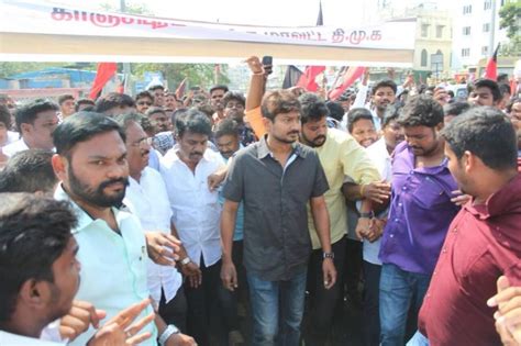 Udhayanidhi Stalin joins DMK protest over Cauvery issue - Photos,Images,Gallery - 86651