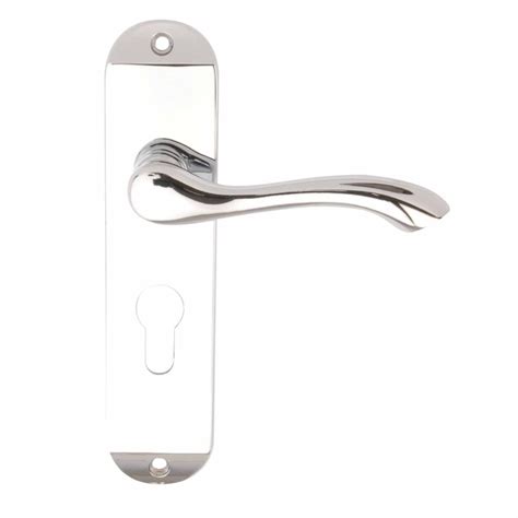 Stretton Euro Profile Door Handles Polished Chrome Premier Selco