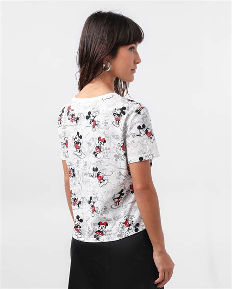 Riachuelo Camiseta Feminina Quadrinhos Mickey E Minnie Branca Disney