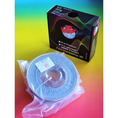 3DWorld Bobina De Filamento PLA Premium 1 75mm Gris Nube 1Kg