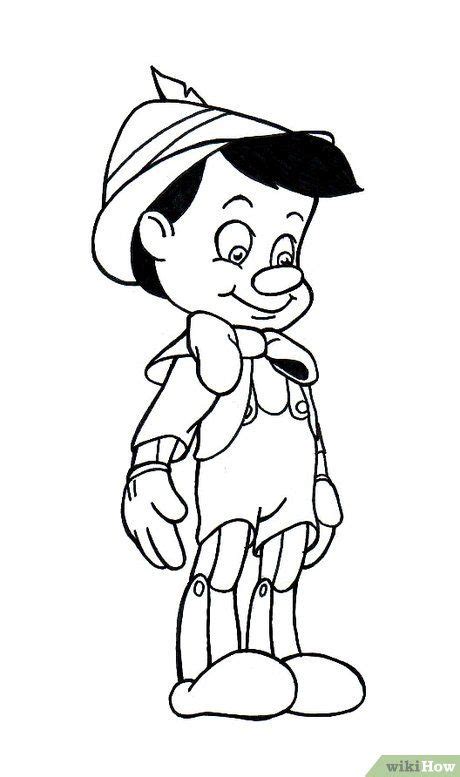 How To Draw Pinocchio 6 Steps With Pictures Wikihow Disney