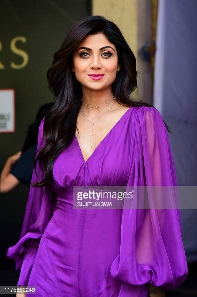 Bollywood Actress Shilpa Shetty Kundra Poses During The Launch Of