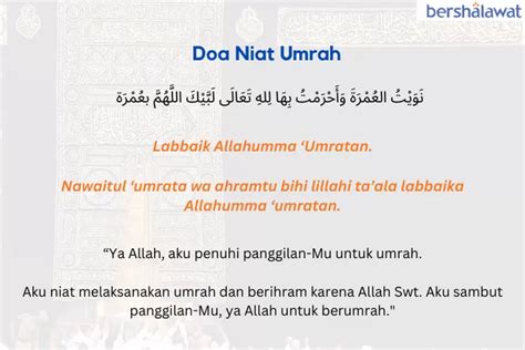 Jamaah Umroh Catat Ini Bacaan Niat Umroh Bacaan Talbiyah Hingga