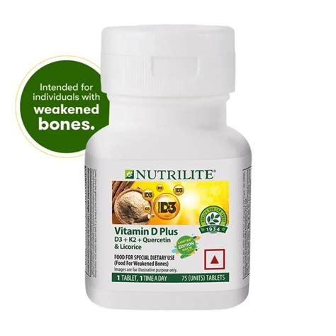 Amway Nutrilite Vitamin D Plus 75 Tablets Relikart