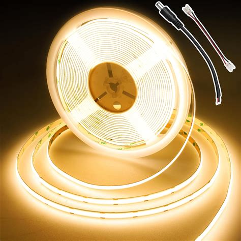 Cob Led Streifen M Warmwei Led Strip K V Cri Mm Breit