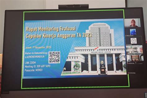 Kegiatan Rapat Monitoring Evaluasi Capaian Kinerja Anggaran Dipa Ta