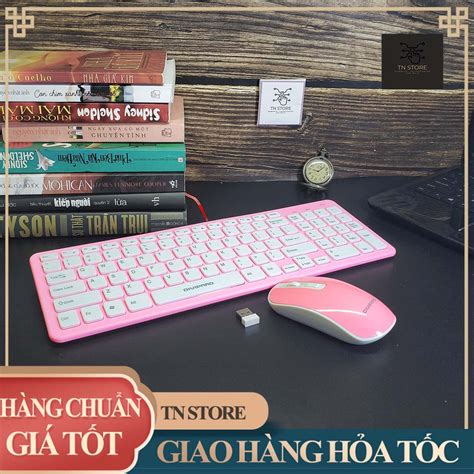 Combo Bàn Phím Chuột Không Dây Màu Hồngmàu Xanh Shopee Việt Nam