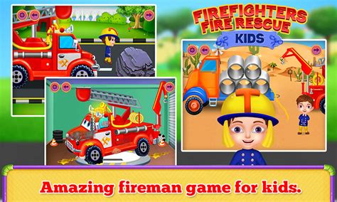 Firefighters Fire Rescue Kids - Free & Fun Game to learn firefighting ...