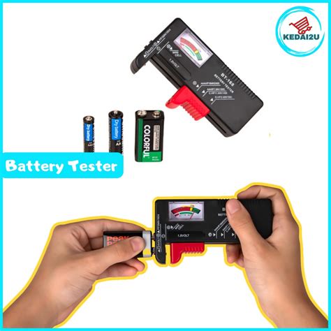 Battery Tester AA AAA C D 9V 1 5V Digital Battery Meter Universal