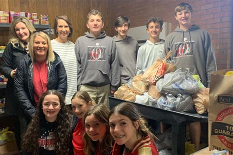 Winnfield Middle School Beta Club Sponsors Food Drive Winn Parish Journal