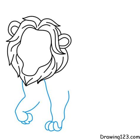 How To Draw A Lion Head Step By Step Easy