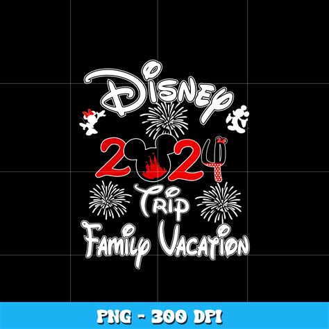 2024 trip family vacation png, Disney Png, cartoon png, Logo - Inspire