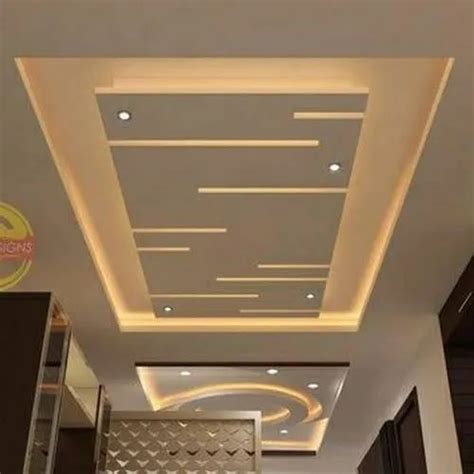 Gyproc Color Coated POP False Ceiling Thickness 8 Mm At 115 Square