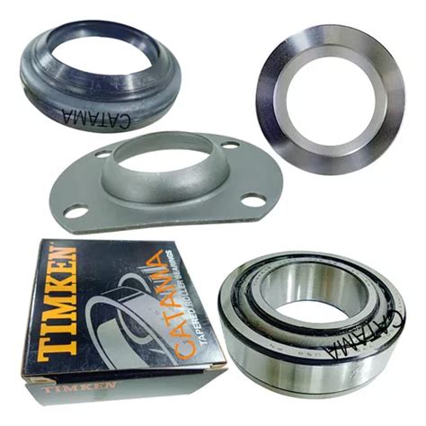 Kit Flange Rolamento Trava Vedador Semi Eixo Tras F1000 Parcelamento