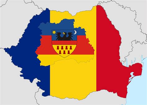 Transylvania flag map within Romania flag map by Yugomeister on DeviantArt