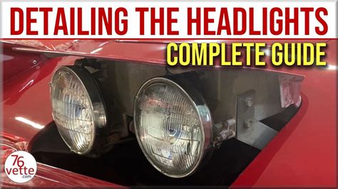 Detailing Corvette Pop Up Headlight Assembly Youtube