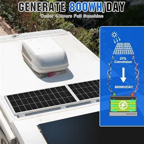 200 Watts 12 Volt24 Volt Solar Panel Kit With High Efficiency 200w Kit Ebay