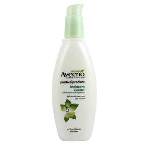 Best Aveeno Positively Radiant Brightening Facial Cleanser For