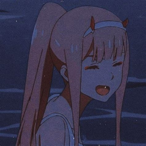 Zero Two X Hiro Matching Icon Imagens Escuras Casais Bonitos De