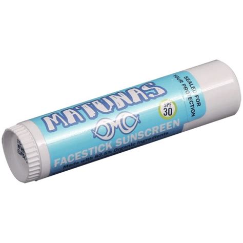 Matunas Organic SPF 30 Facestick Comes In A Super Oversized Lip Balm