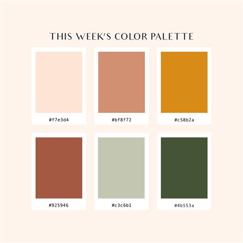 Boho Color Palette Pantone Ininja Thoughts