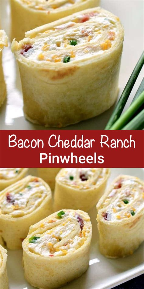 Bacon Cheddar Ranch Pinwheels Recipe Cucinadeyung